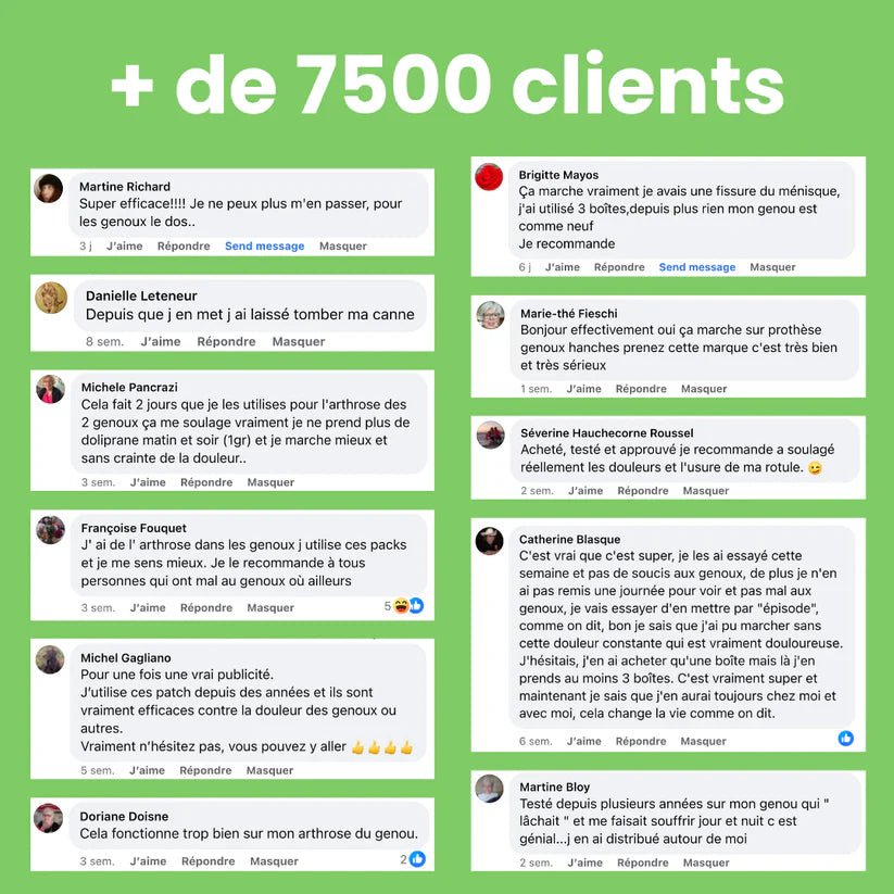 Patchs anti - douleur (20 patchs) - Bingoo