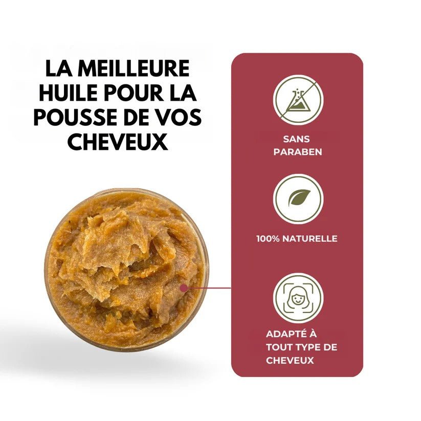 Batana Pure®| Huile de Croissance des Cheveux (1 Boîte = 2 Mois d'utilisation) - Bingoo