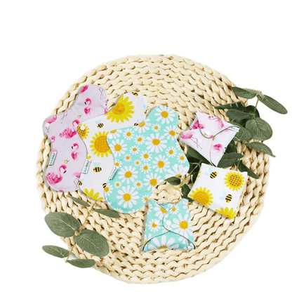 Serviette(s) hygiéniques réutilisables en fibres de bambou - Bingoo