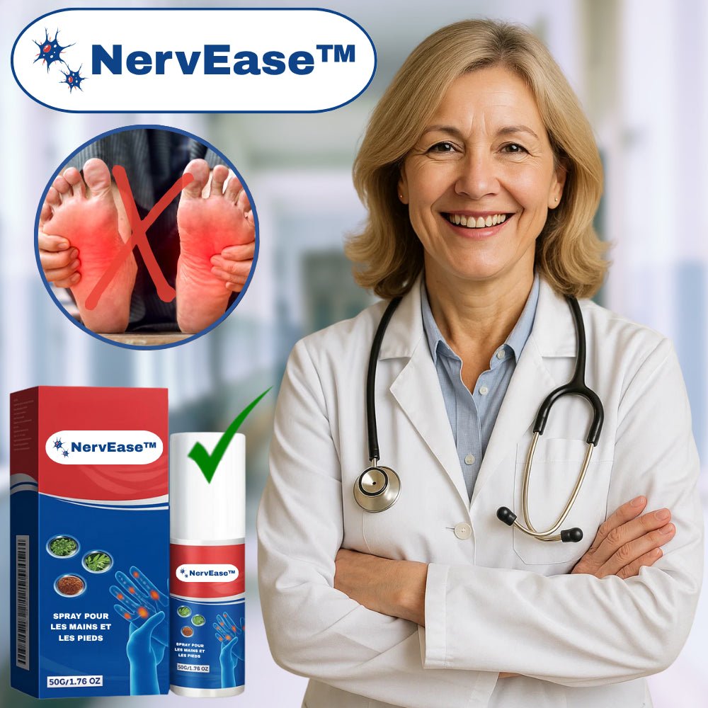 NervEase™ Spray | Soulage les douleurs nerveuses et restaure le confort en seulement 2 heures - Bingoo
