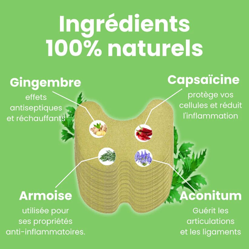 Patchs anti - douleur (20 patchs) - Bingoo