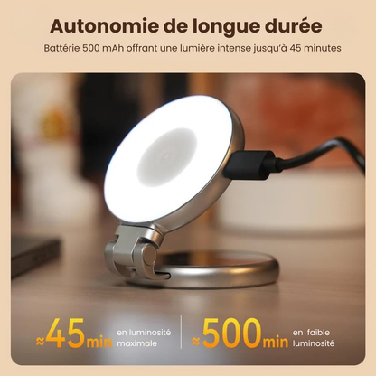 Lampe Selfie Magnétique 360° – Ta Nouvelle Arme Beauté pour des Selfies Parfaits