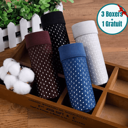 BoxHero™ - Boxer en Fibre de Bambou Ultra - Confort (3 pièces + 1 gratuit) - Bingoo
