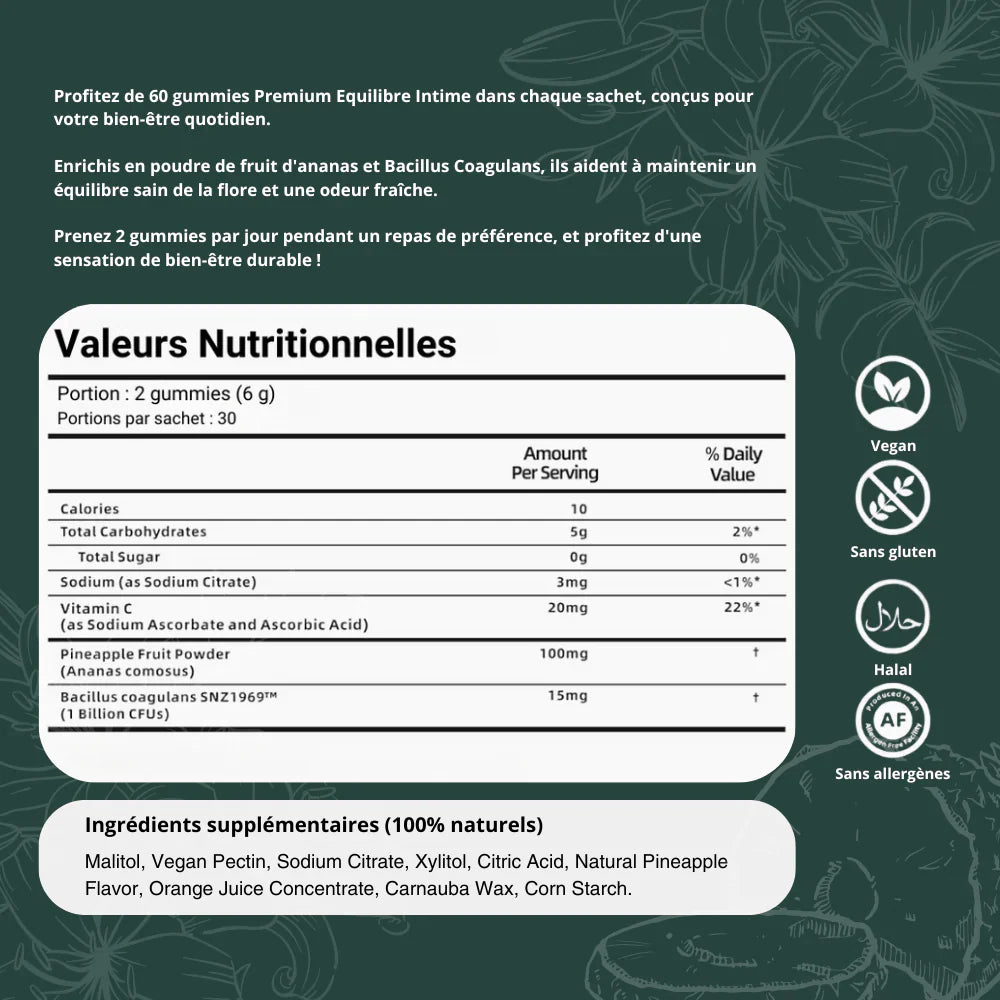 Gummies Équilibre Féminin - Ananas