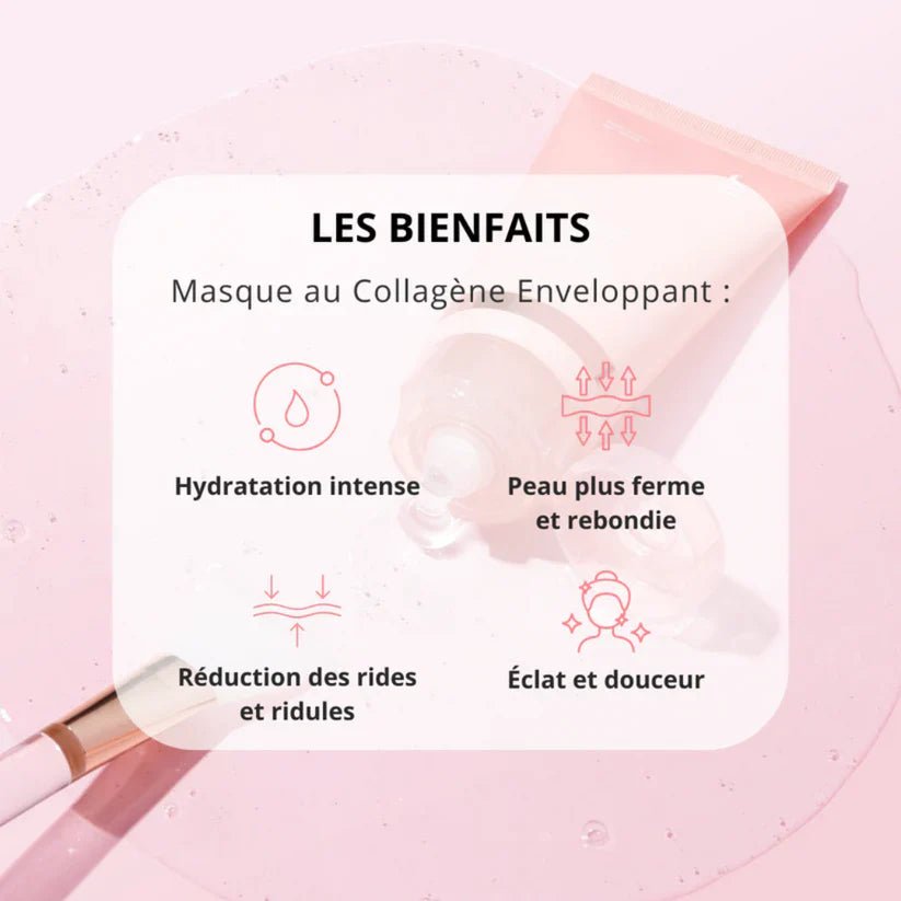 Masque au collagène + 1 Pinceau OFFERT ! 🎁 - Bingoo