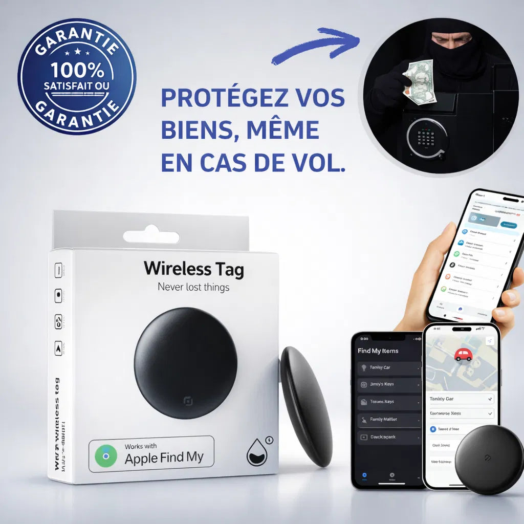 GP90 - Tracker GPS précis sans abonnement (android/apple)