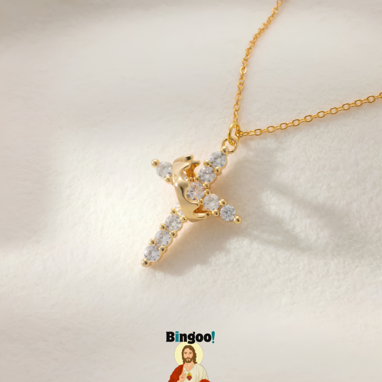 Collier De Protection "Dieu Veille Sur Moi" - Croix & Couronne
