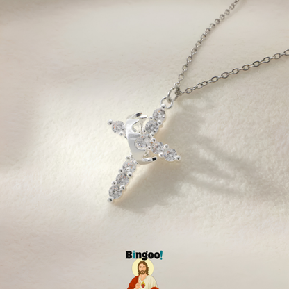 Collier De Protection "Dieu Veille Sur Moi" - Croix & Couronne