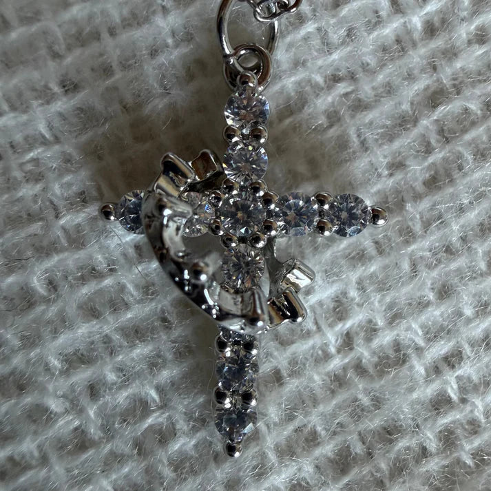 Collier De Protection "Dieu Veille Sur Moi" - Croix & Couronne