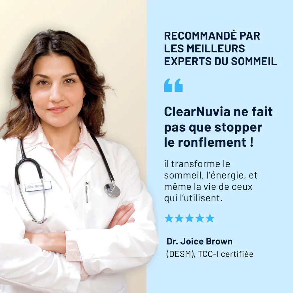 NuviaClear™ La Solution N°1 Contre le Ronflement - Bingoo