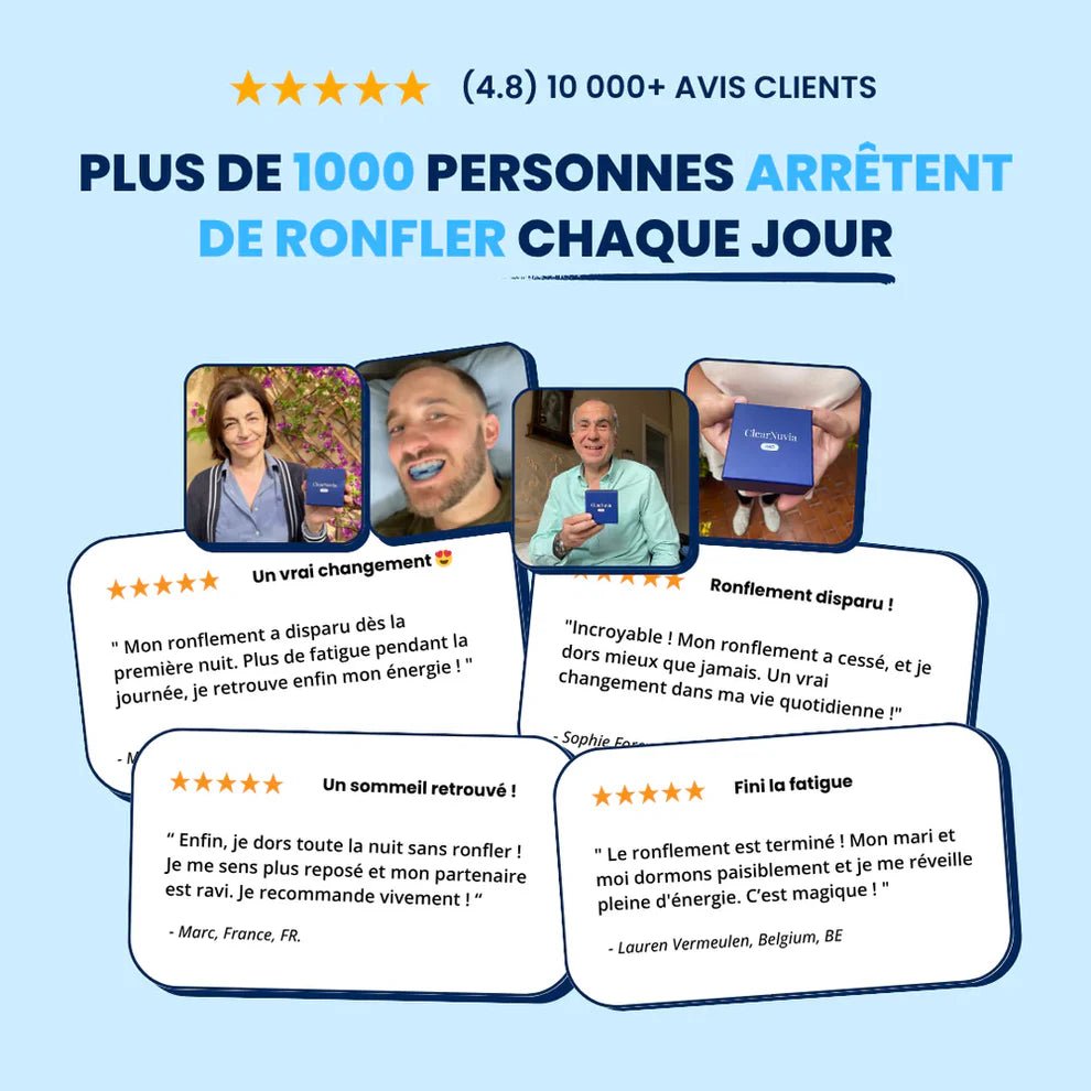 NuviaClear™ La Solution N°1 Contre le Ronflement - Bingoo