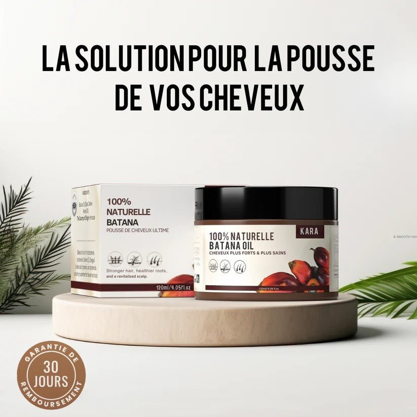 Batana Pure®| Huile de Croissance des Cheveux (1 Boîte = 2 Mois d'utilisation) - Bingoo
