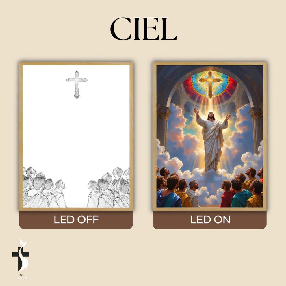 Tableau Chrétien Rétroéclairé - Bingoo