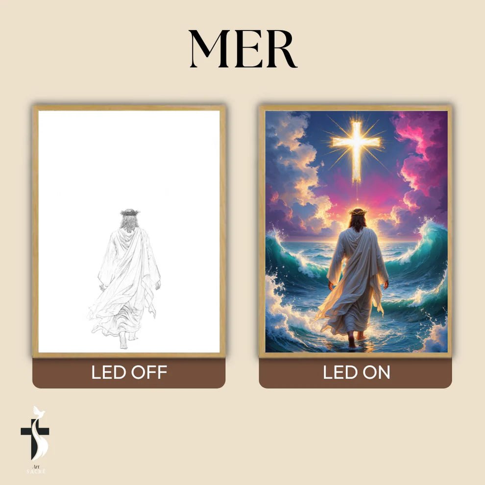 Tableau Chrétien Rétroéclairé - Bingoo