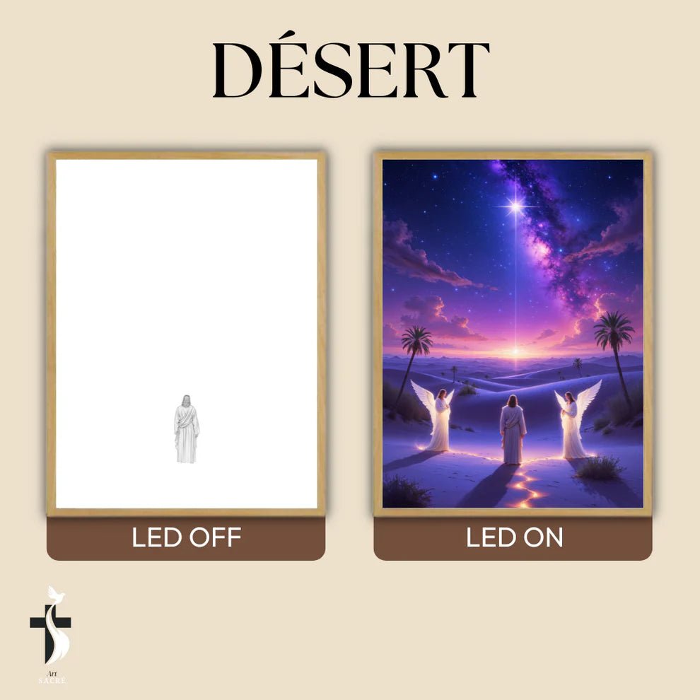 Tableau Chrétien Rétroéclairé - Bingoo