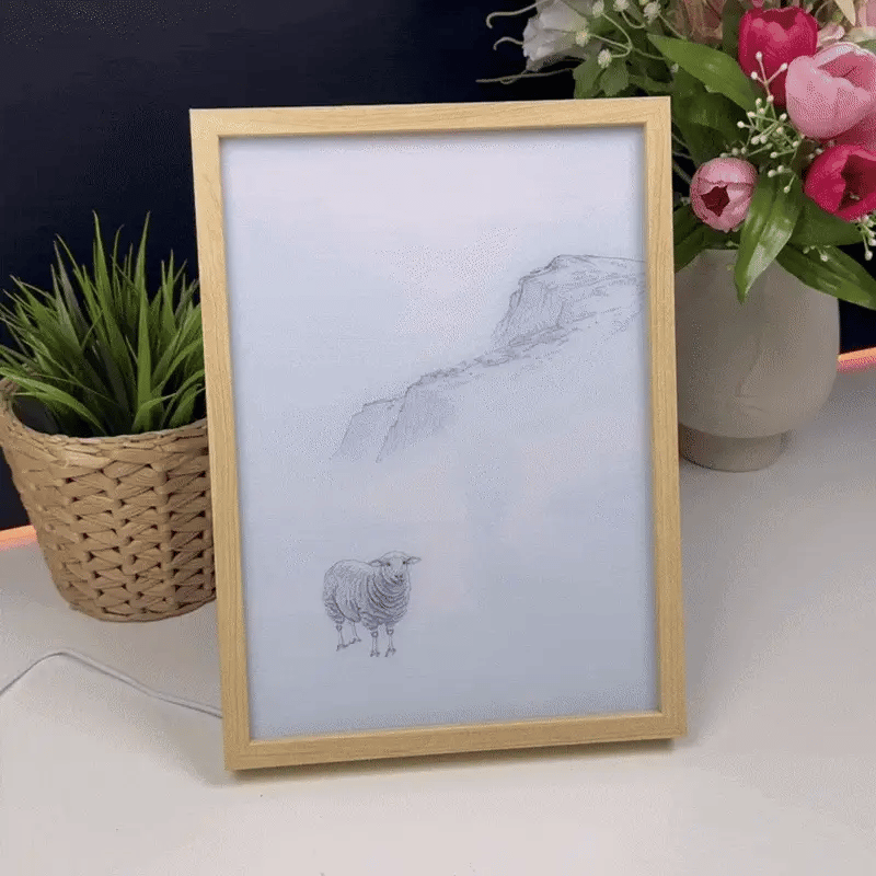 Tableau Chrétien Rétroéclairé - Bingoo